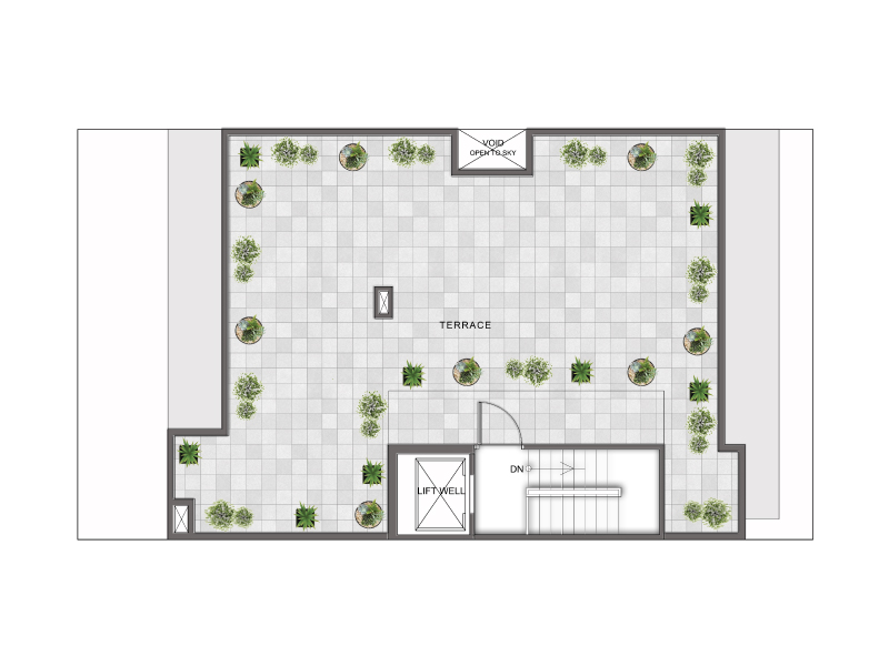 Signature Global City 93 - Terrace Floor Plan - Category A(I)