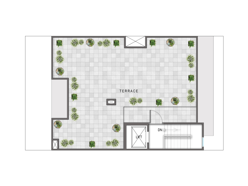 Signature Global City 93 - Terrace Floor Plan - Category B(II)