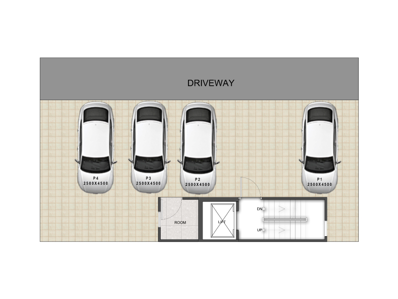 Signature Global City 93 - Stilt Floor Plan - Category B(II)