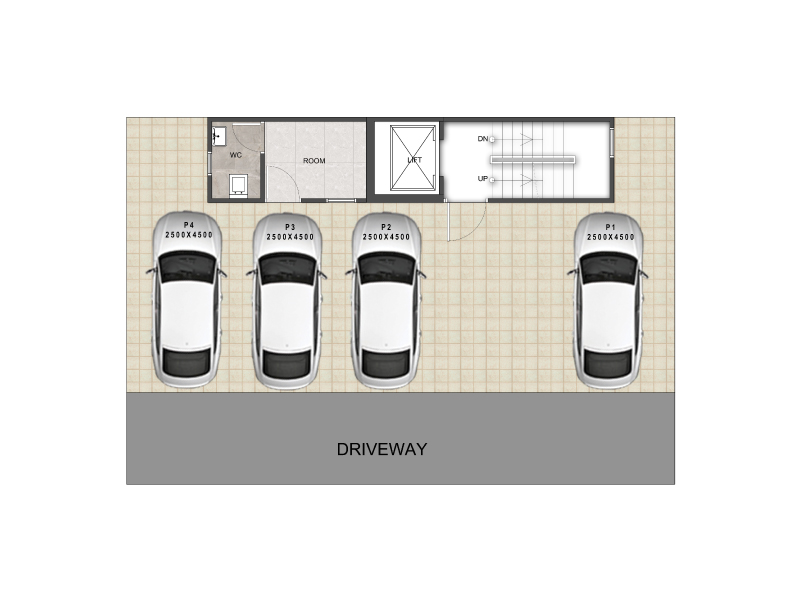 Signature Global City 93 - Stilt Floor Plan - Category C(I)