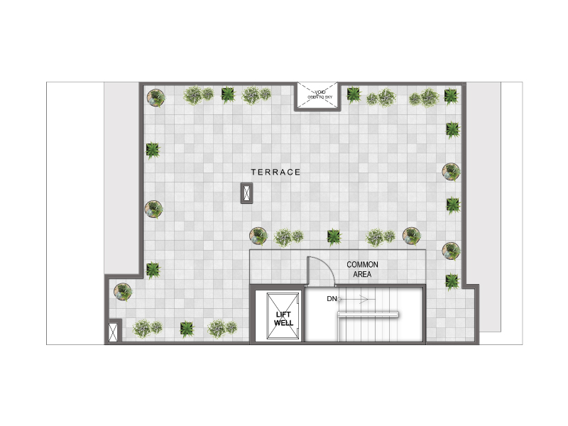Signature Global City 93 - Terrace Floor Plan - Category A