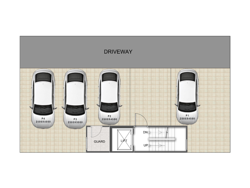 Signature Global City 93 - Stilt Floor Plan - Category A